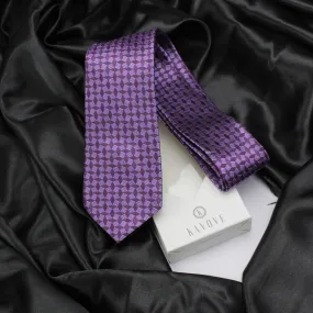 Kovove The Abstractzoid Purple Necktie For Men