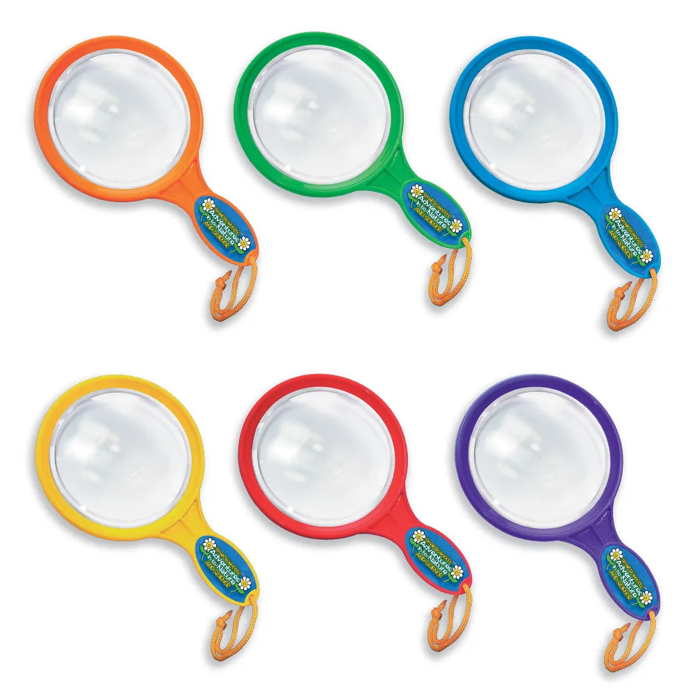 Large Hand Held Magnifiers (Set of 6)