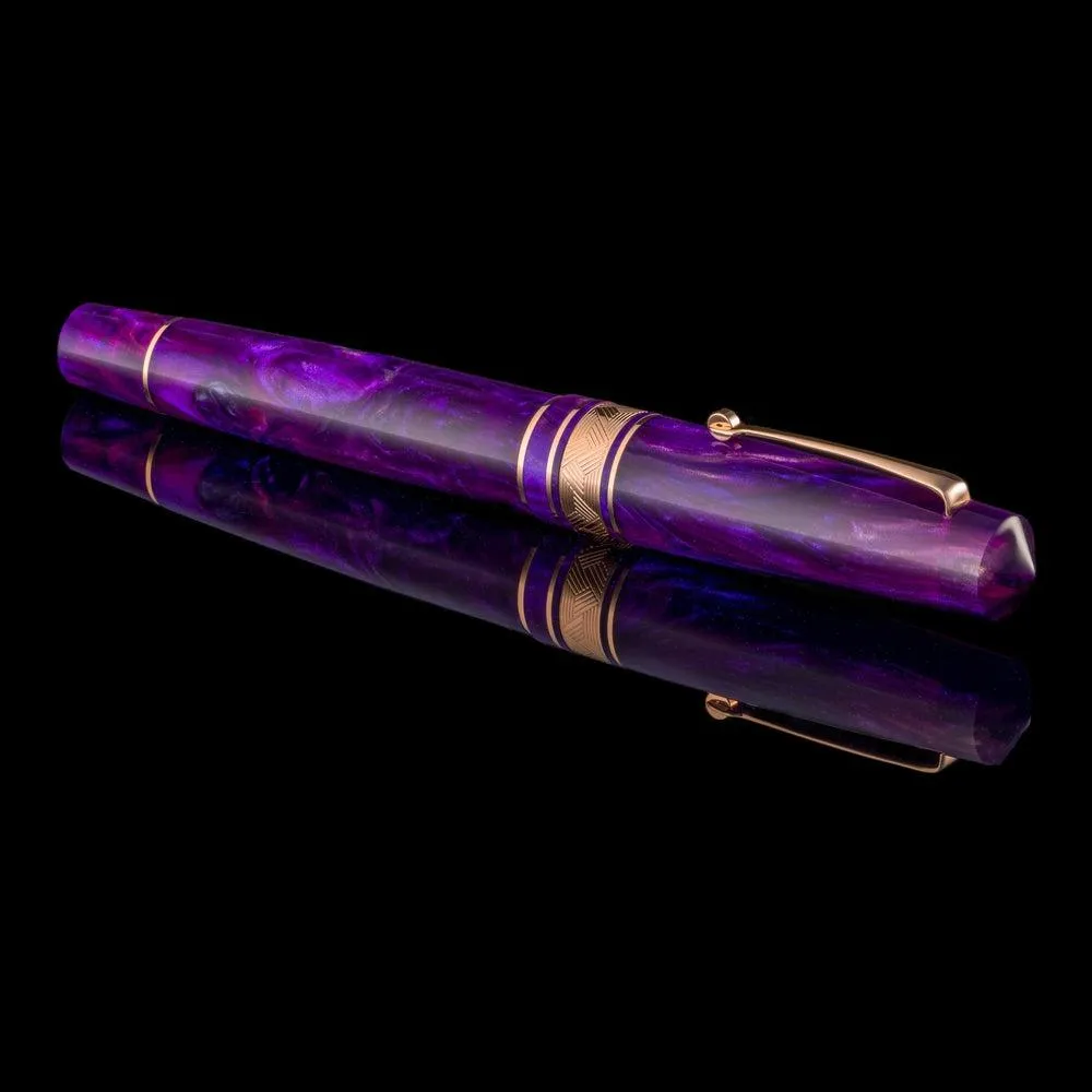 Leonardo × @nibsandflourishes Momento Zero Fioritura Viola Fountain Pen