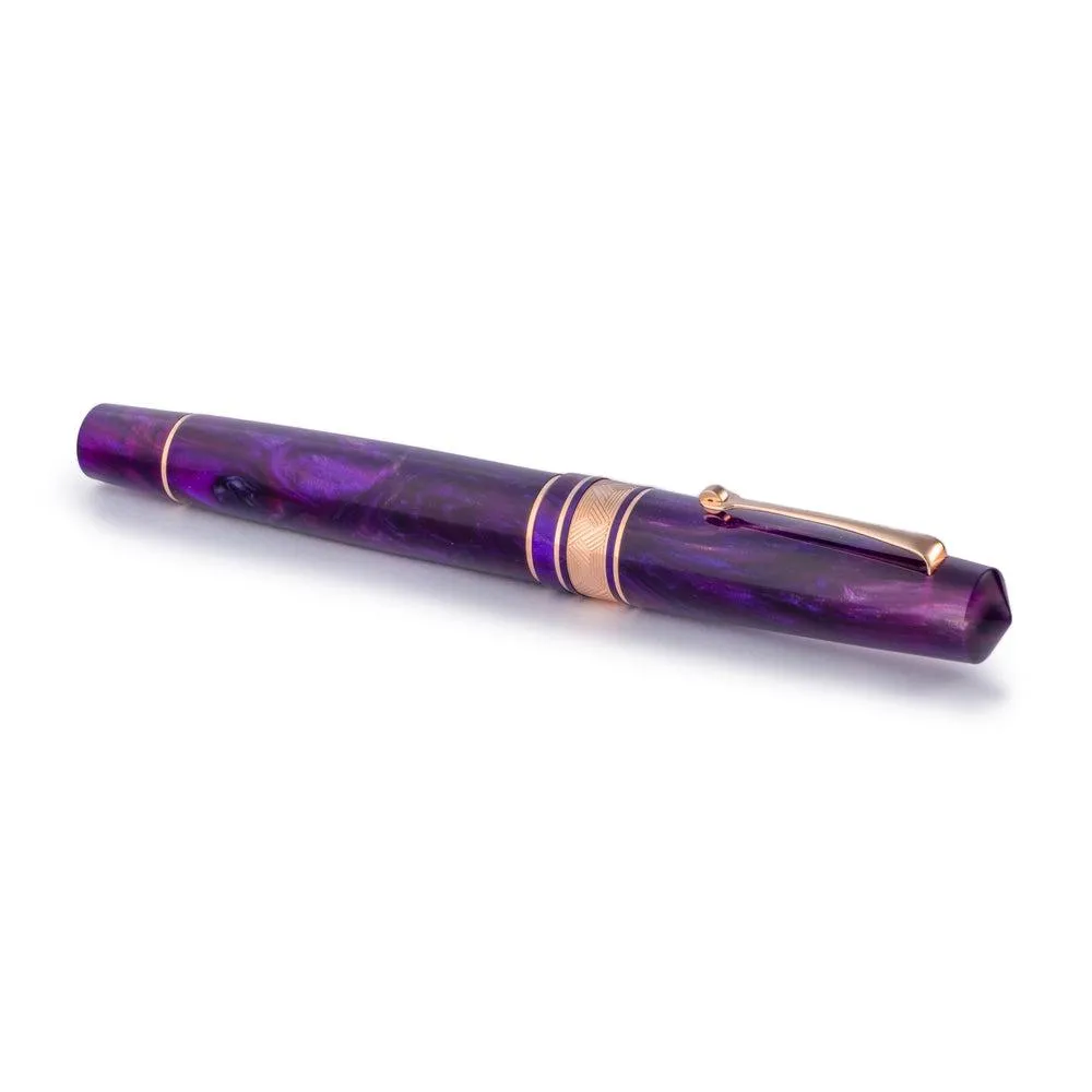 Leonardo × @nibsandflourishes Momento Zero Fioritura Viola Fountain Pen