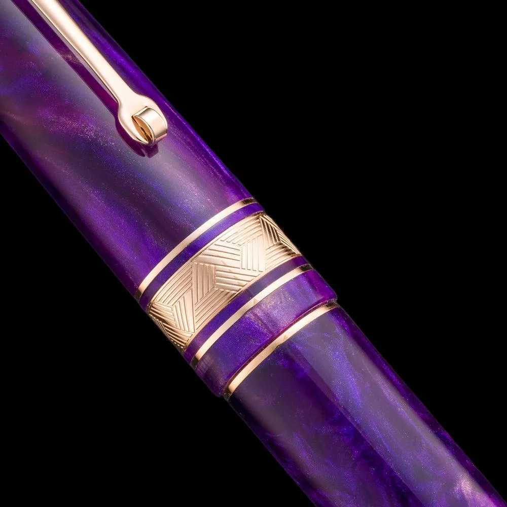 Leonardo × @nibsandflourishes Momento Zero Fioritura Viola Fountain Pen