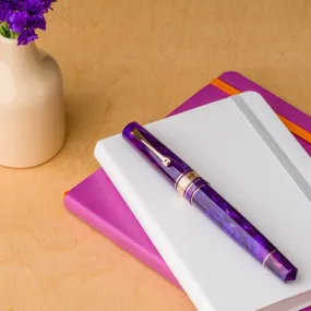 Leonardo × @nibsandflourishes Momento Zero Fioritura Viola Fountain Pen