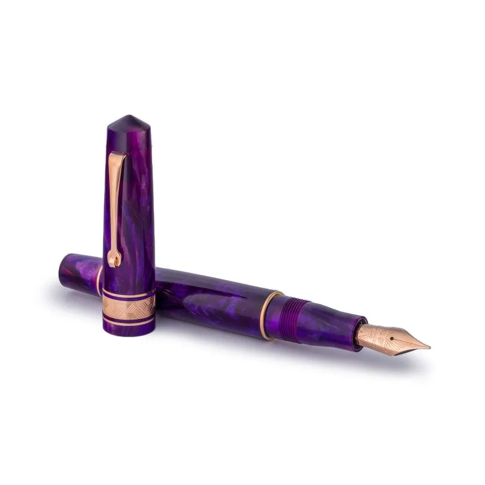 Leonardo × @nibsandflourishes Momento Zero Fioritura Viola Fountain Pen