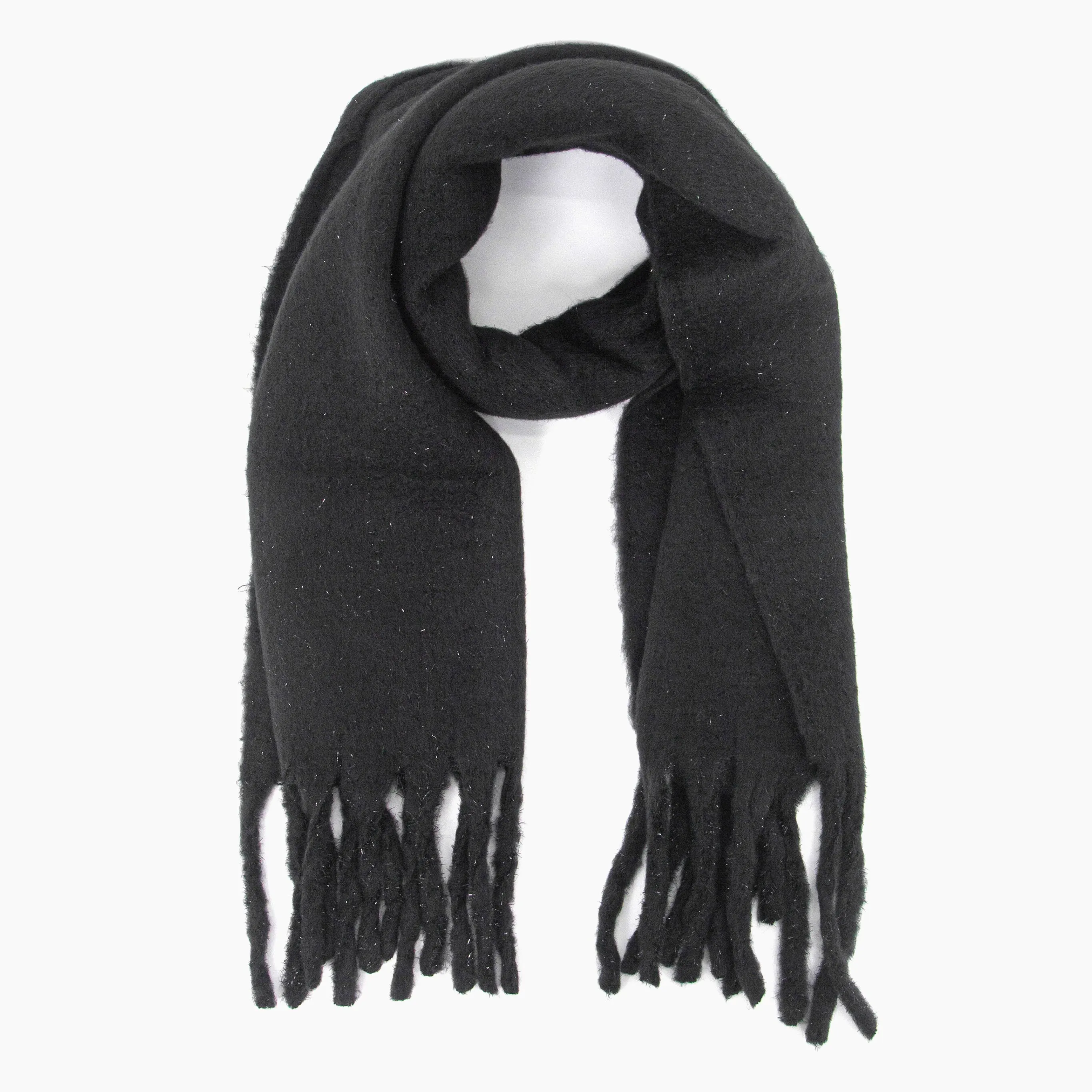 Lilah Heavyweight Scarf - Black