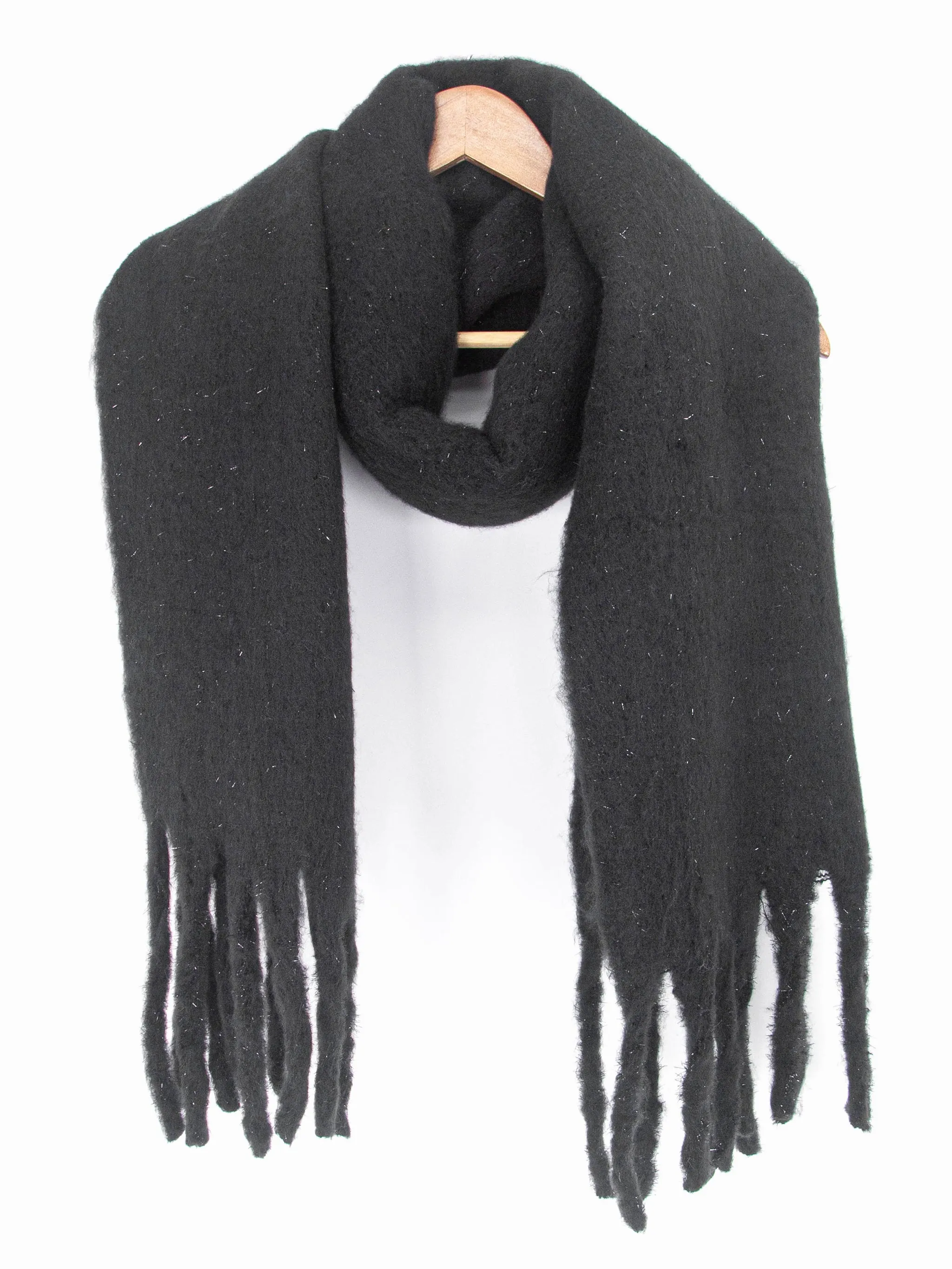 Lilah Heavyweight Scarf - Black