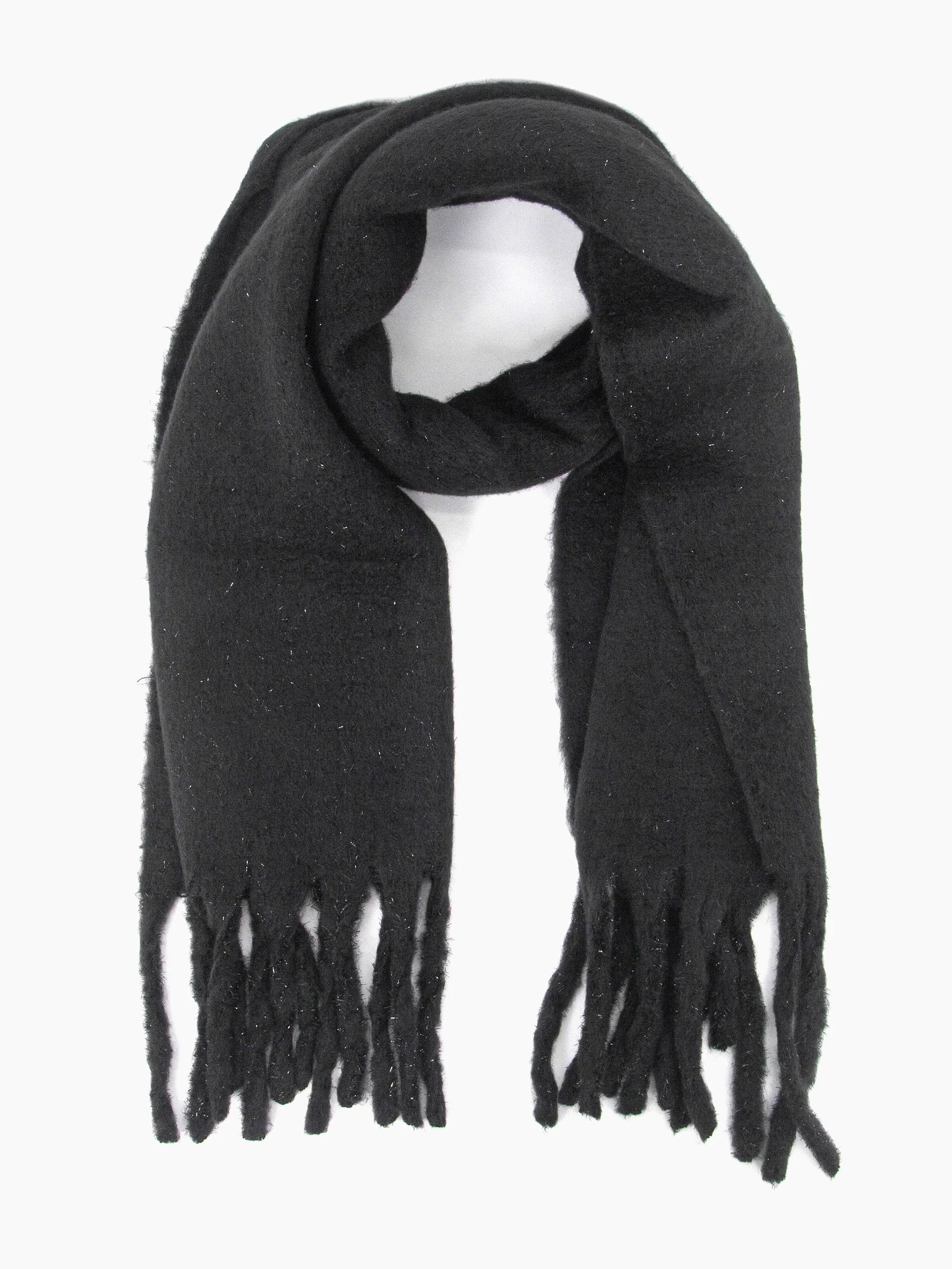 Lilah Heavyweight Scarf - Black