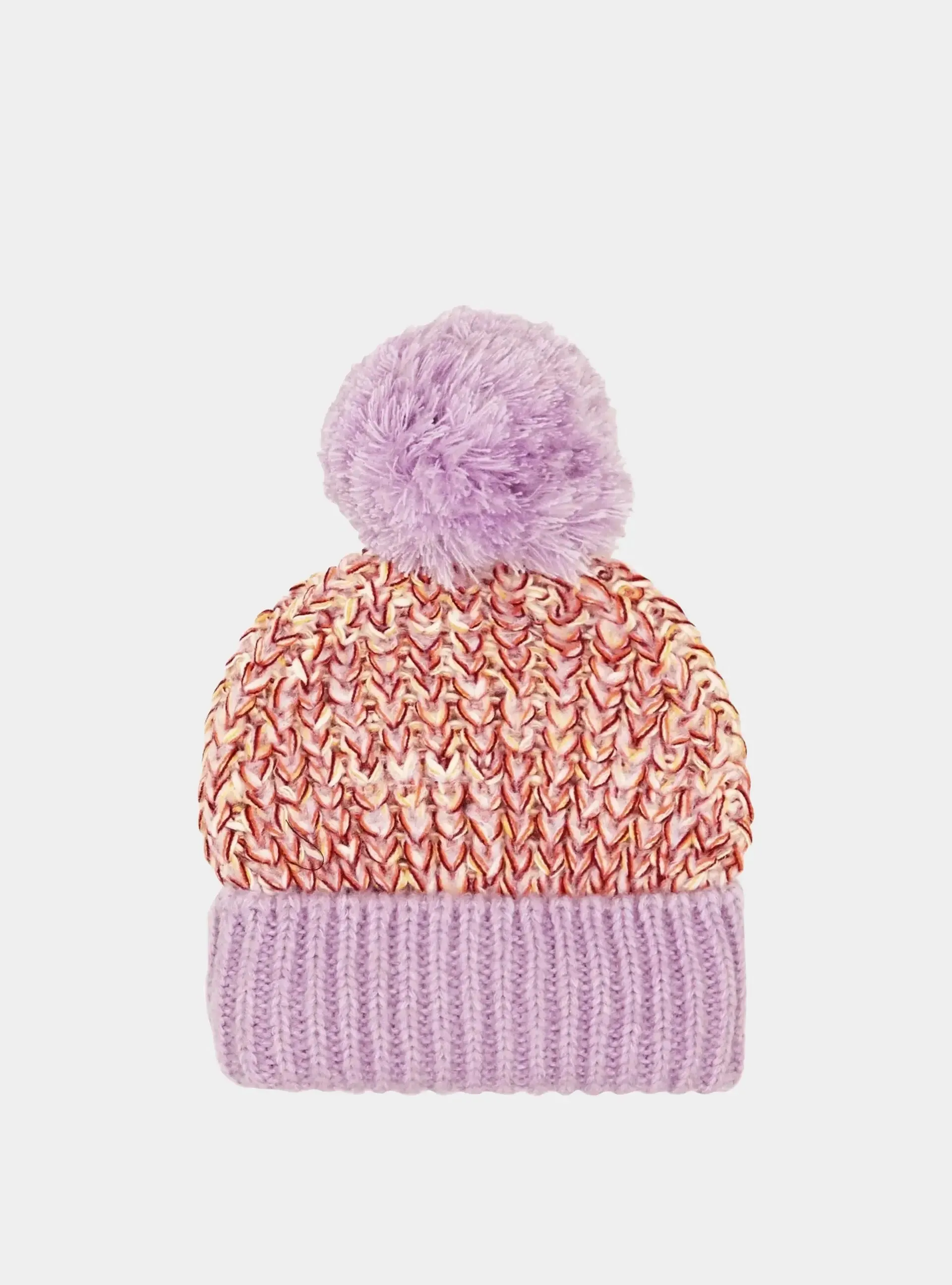 Lolly Beanie Bobble Hat - Lilac