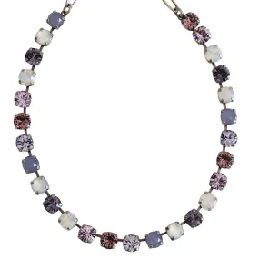 Mariana "Purple Mix" Silver Plated Must-Have Everyday Crystal Necklace, 3252 M1062