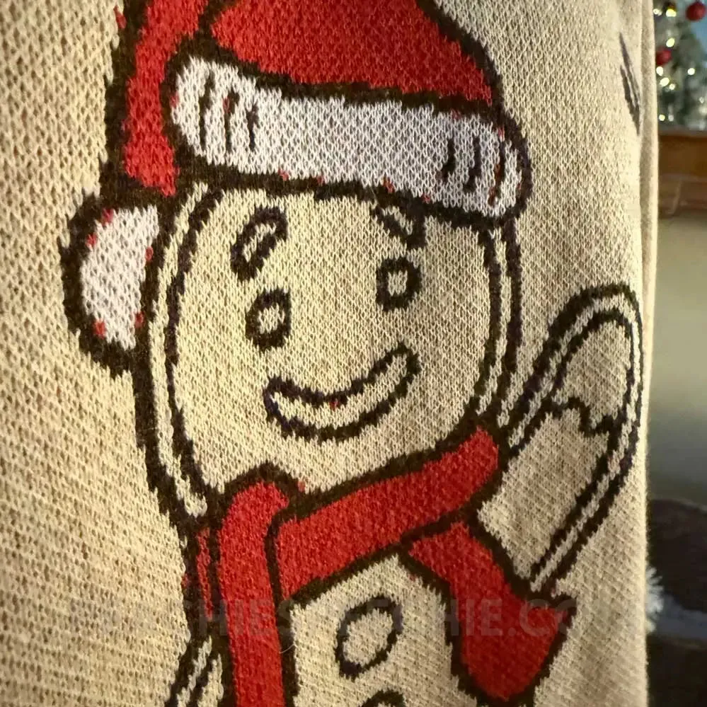 Merry Christmas IPA Gingerbread Man Knitted Sweater