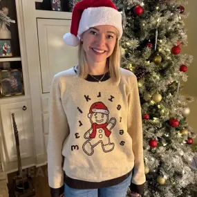 Merry Christmas IPA Gingerbread Man Knitted Sweater