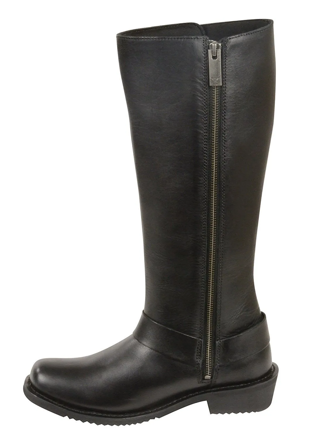 Milwaukee Leather Women's Tall Boots with Side Lacing