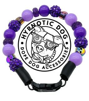 MINI Purple Skull Candy [Small Dog/Cat Bead Collar]