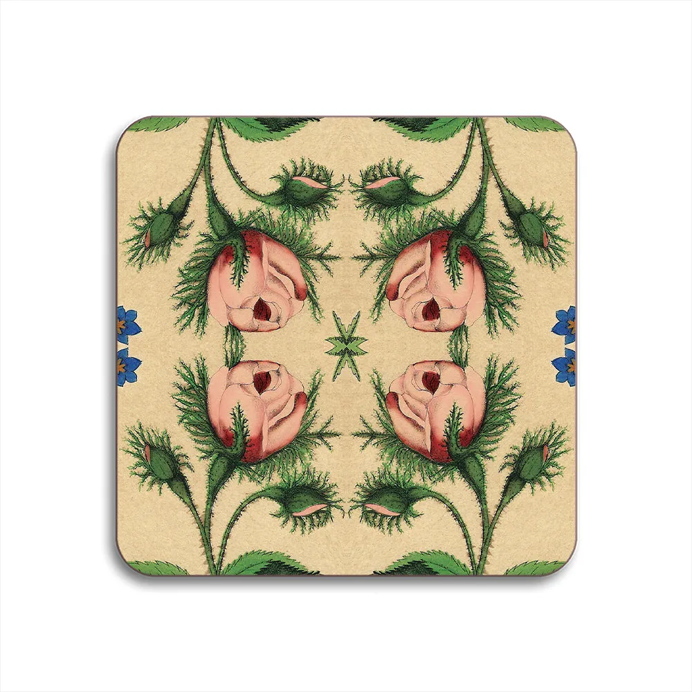 'Naive Rose' Placemat & Coasters