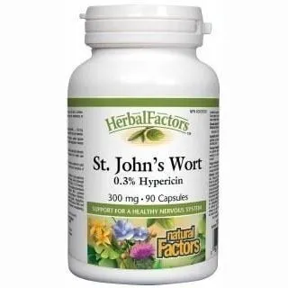 Natural factors - st-johns wort  300mg - 90 caps