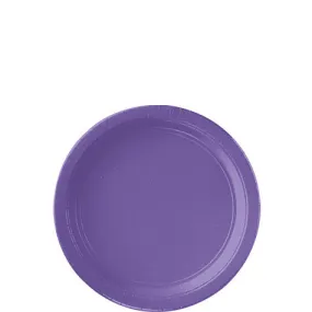 New Purple Dessert Paper Plates 6.75" | 20ct