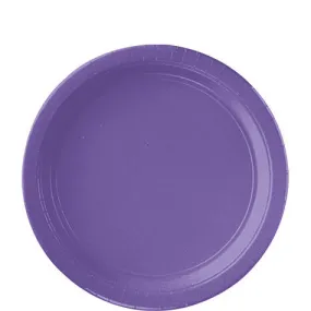 New Purple Lunch Paper Plates 8.5" | 20ct