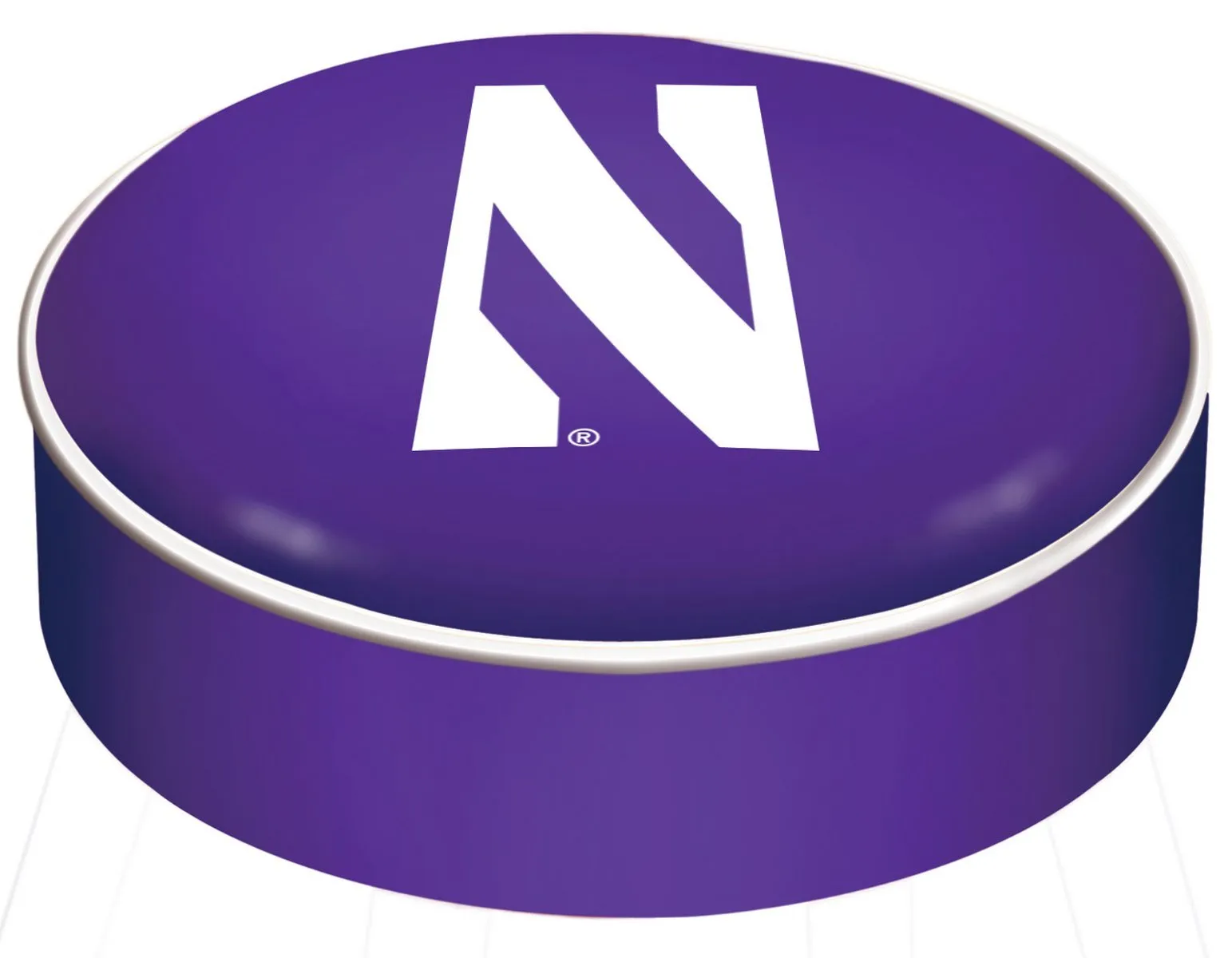 Northwestern Wildcats HBS Purple Vinyl Slip Over Bar Stool Seat Cushion Cover