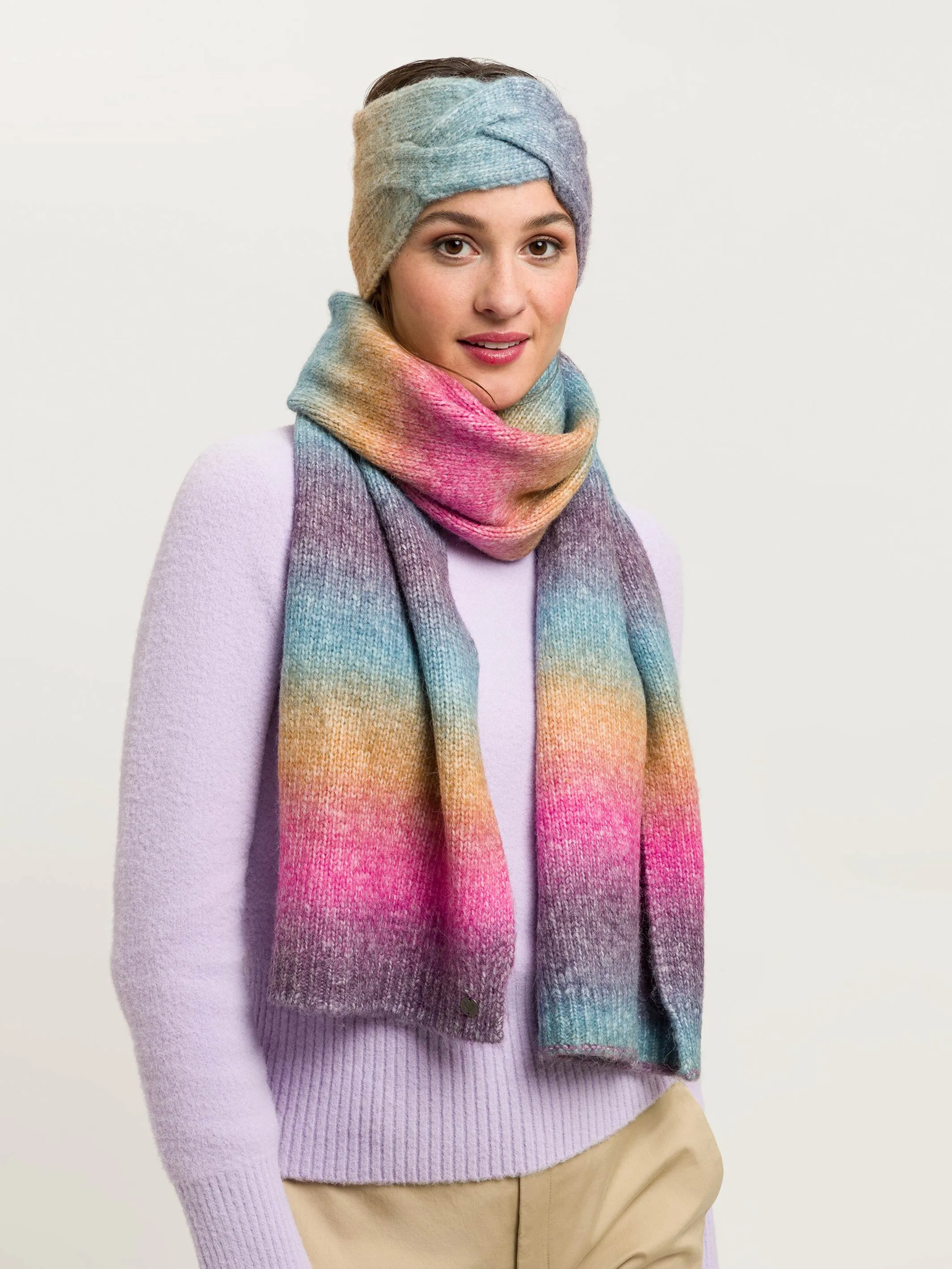 Ombre Knit Scarf