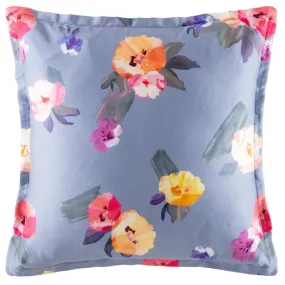 Pair of Blooming Floral Kelisa European Pillow Cases / Large Cushion