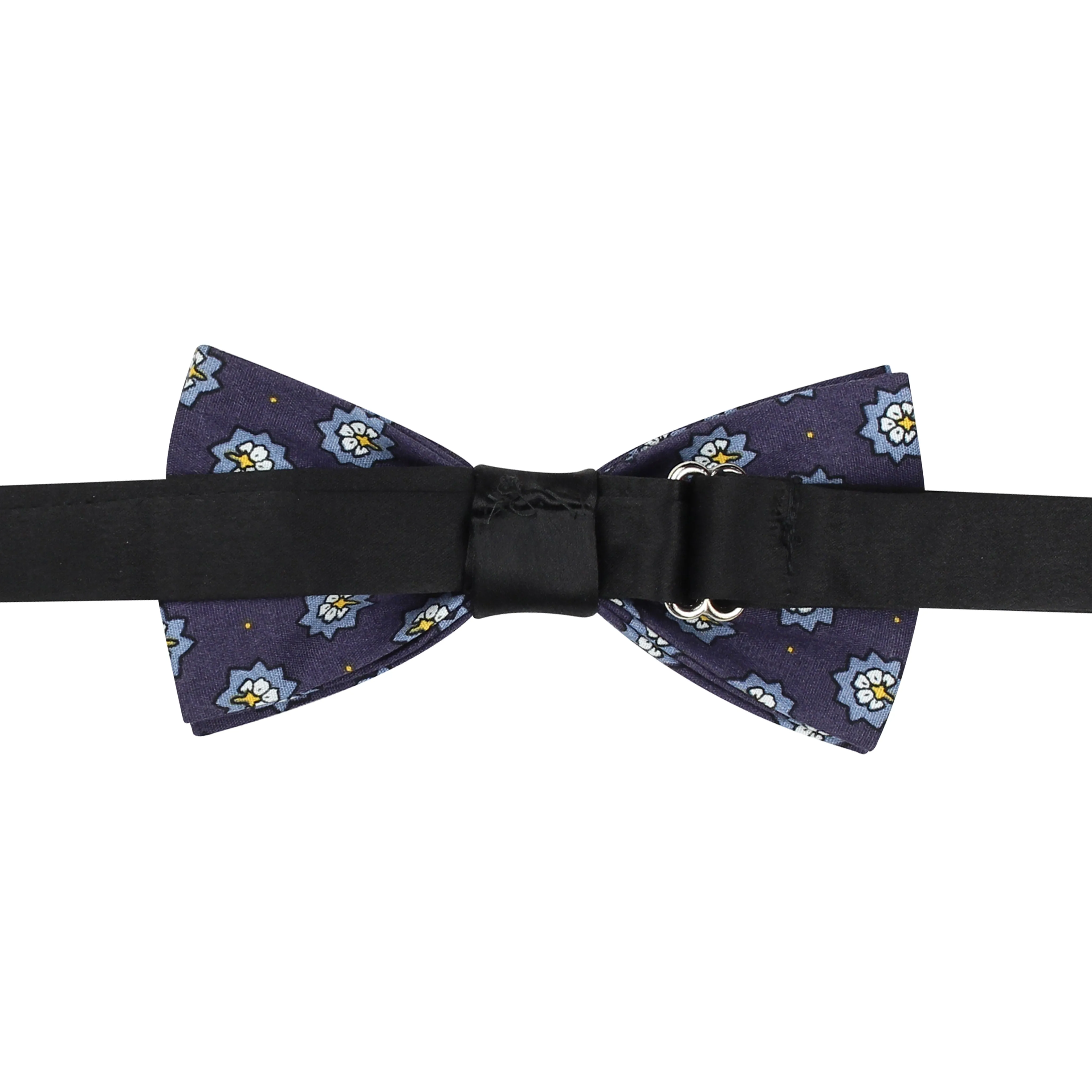 Peluche Micro Floral Dynasty Purple Bow Tie For Men