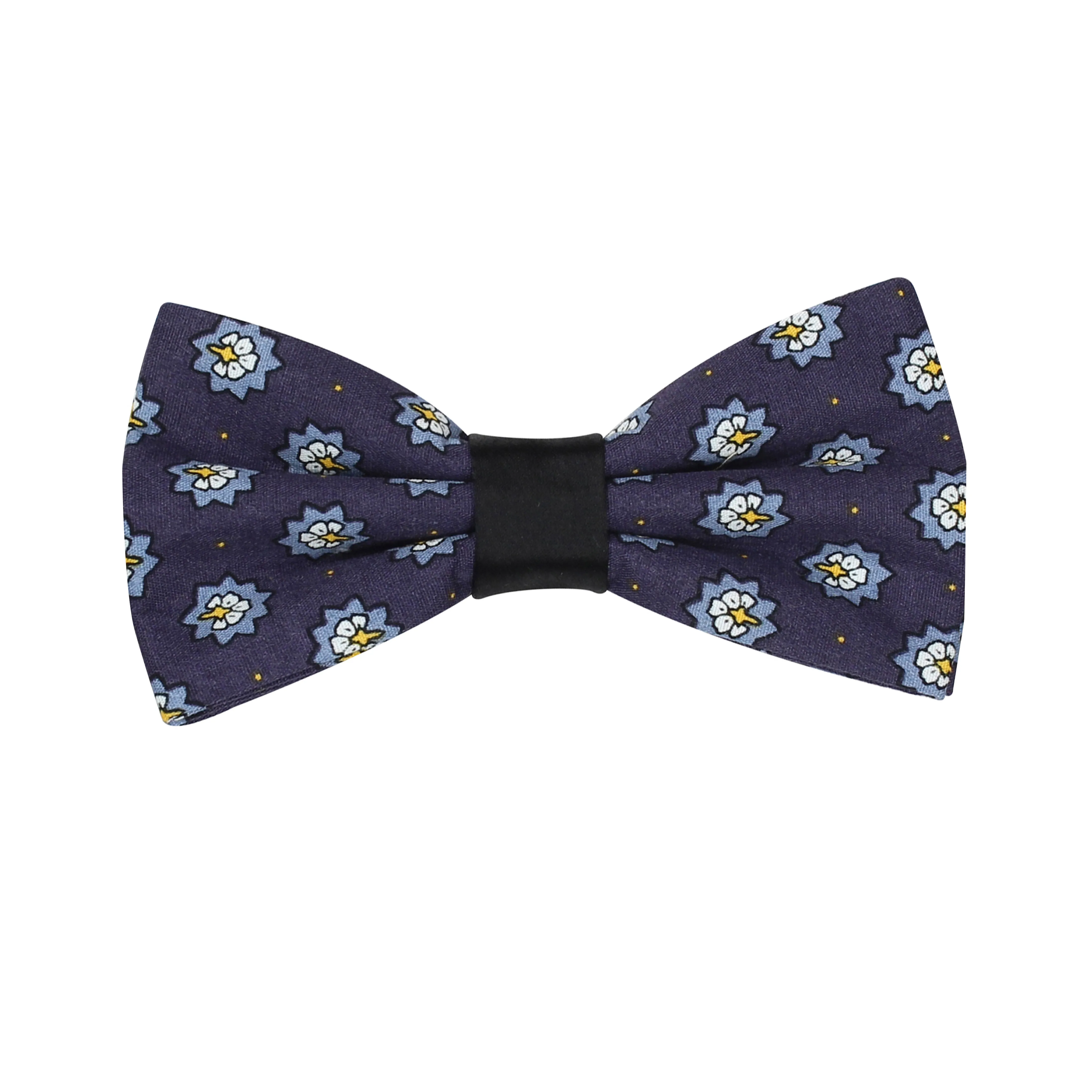 Peluche Micro Floral Dynasty Purple Bow Tie For Men