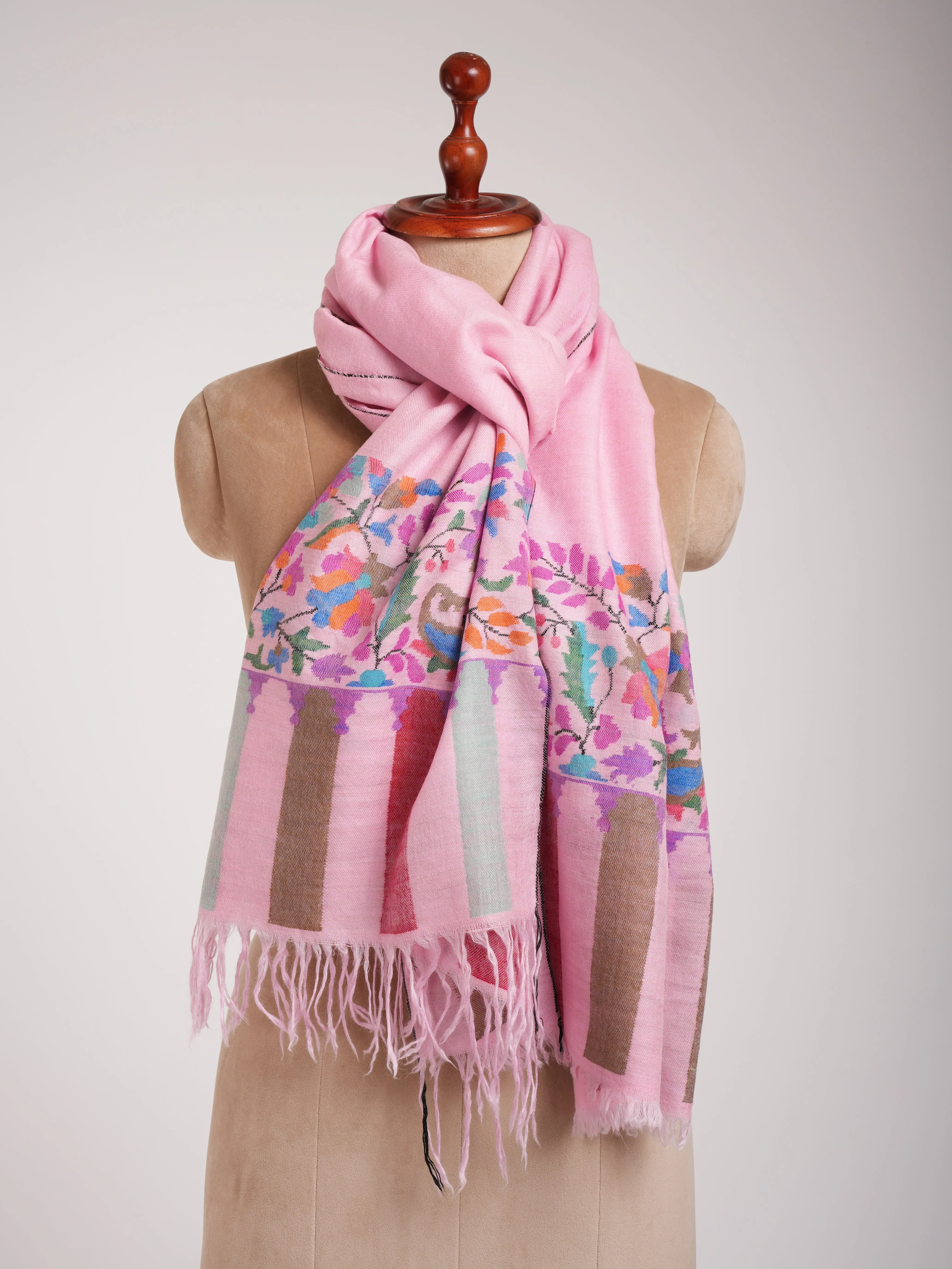 Pink Kani Cashmere Scarf - CORDOVA