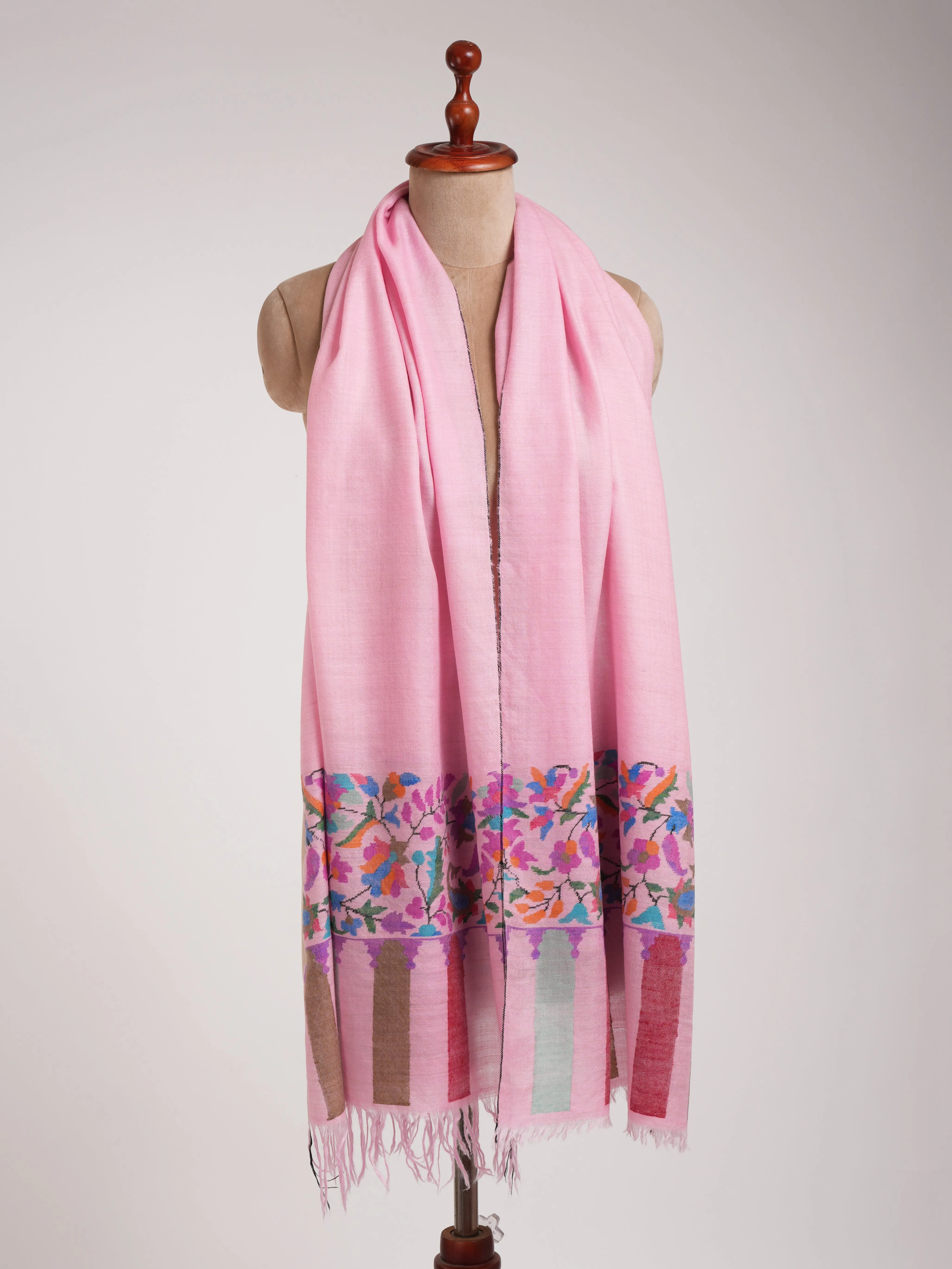 Pink Kani Cashmere Scarf - CORDOVA