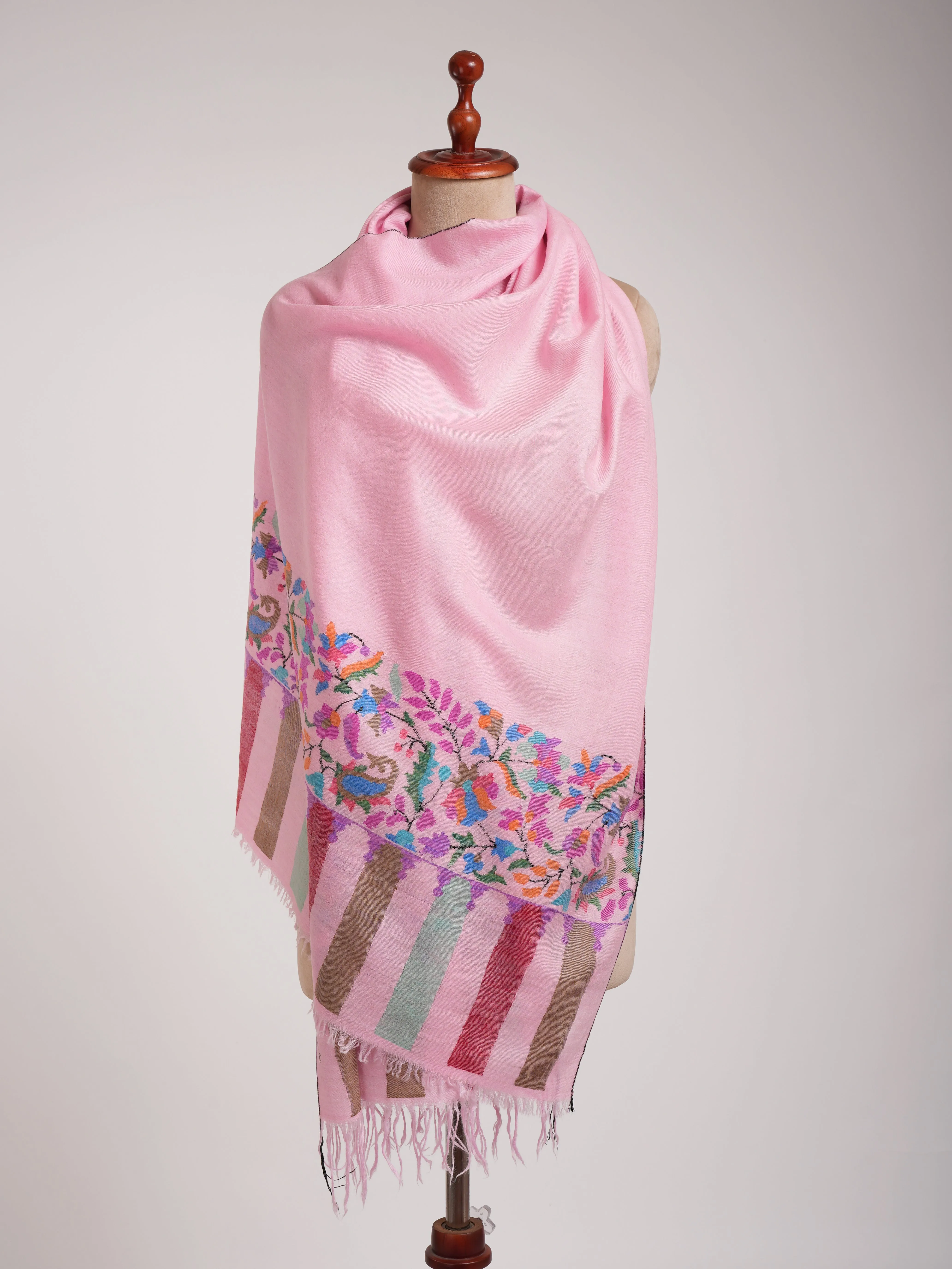 Pink Kani Cashmere Scarf - CORDOVA