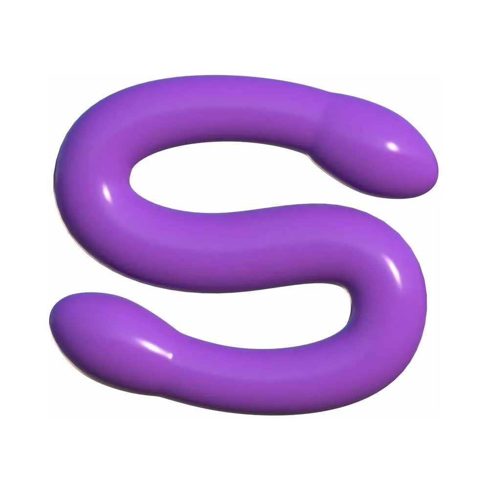 Pipedream Classix Double Whammy 17.25 in. Flexible Dual-Ended Dildo Purple