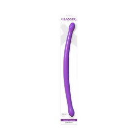 Pipedream Classix Double Whammy 17.25 in. Flexible Dual-Ended Dildo Purple