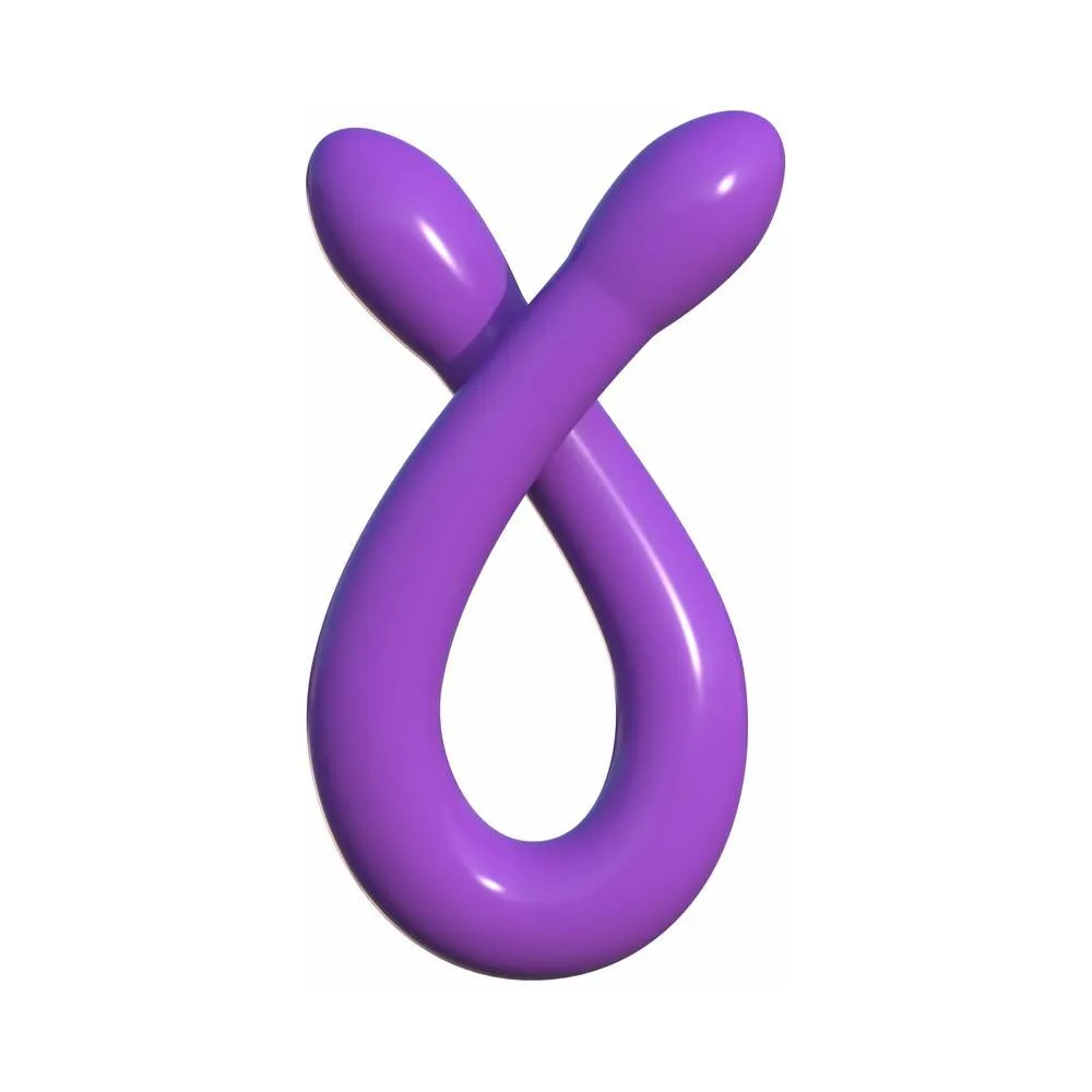 Pipedream Classix Double Whammy 17.25 in. Flexible Dual-Ended Dildo Purple