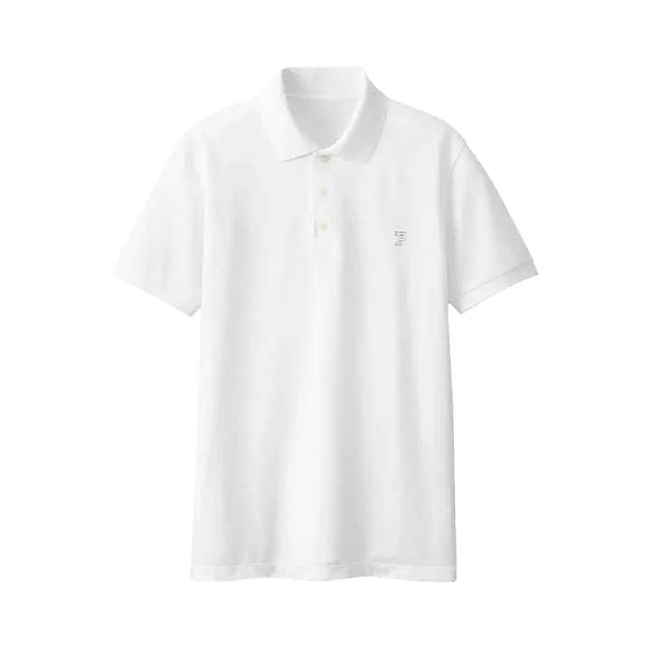 Pique Knit Polo (White) - PP25MPCP423