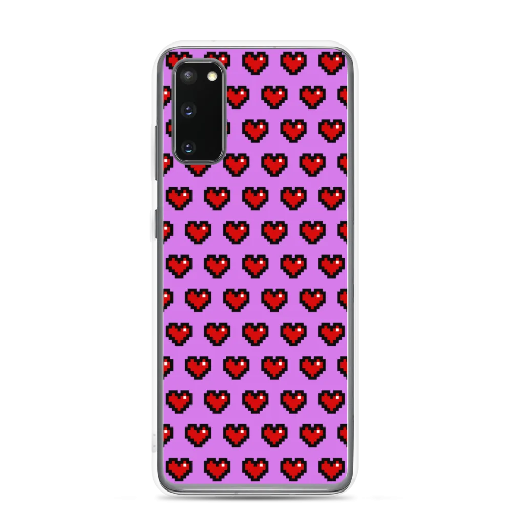 Pixel Hearts Phone Case (Samsung Galaxy S10/S10 /S10e/S20/S20 Plus/S20 Ultra)