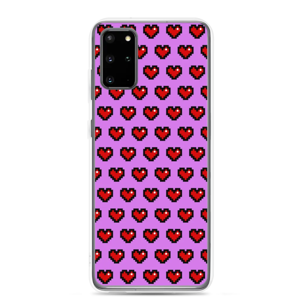 Pixel Hearts Phone Case (Samsung Galaxy S10/S10 /S10e/S20/S20 Plus/S20 Ultra)