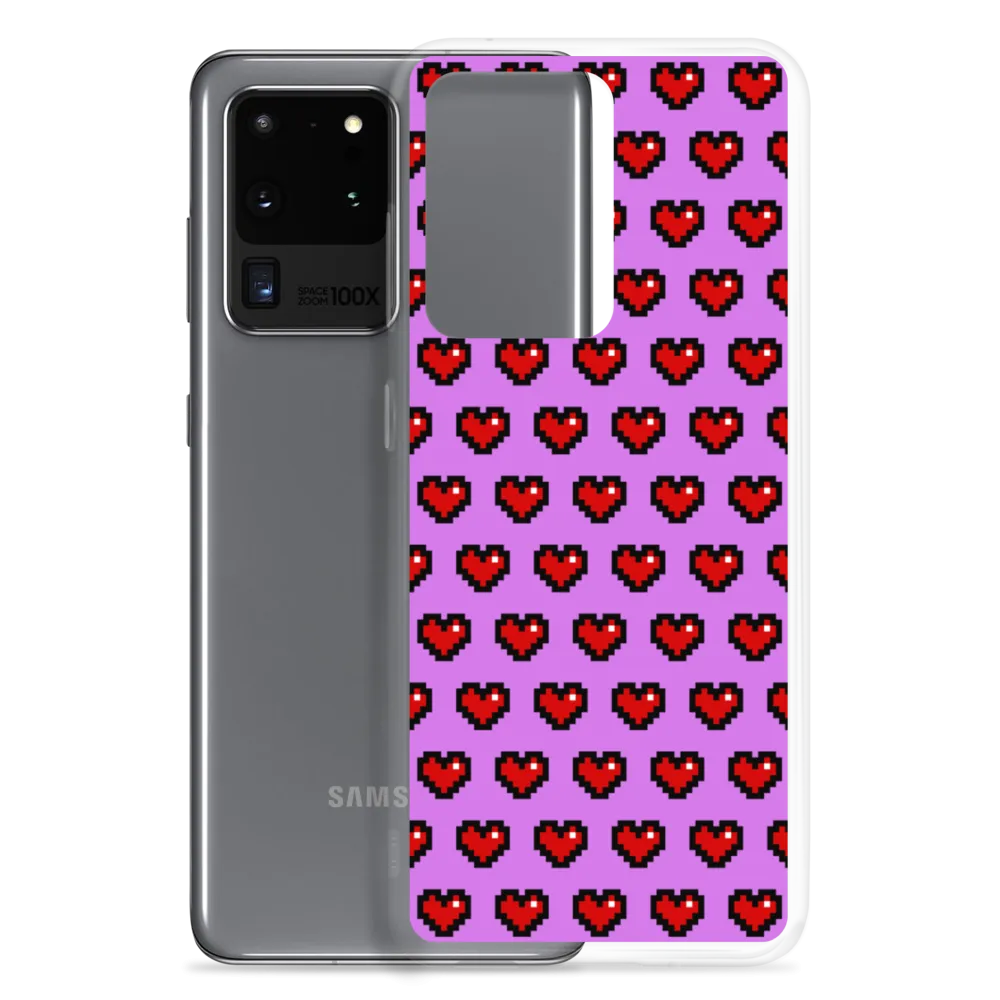 Pixel Hearts Phone Case (Samsung Galaxy S10/S10 /S10e/S20/S20 Plus/S20 Ultra)