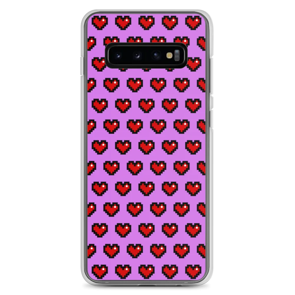 Pixel Hearts Phone Case (Samsung Galaxy S10/S10 /S10e/S20/S20 Plus/S20 Ultra)