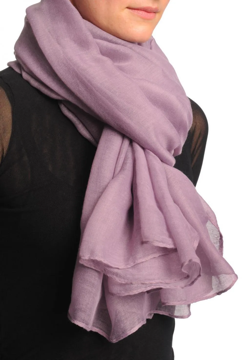 Plain Light Lilac Unisex Scarf & Beach Sarong