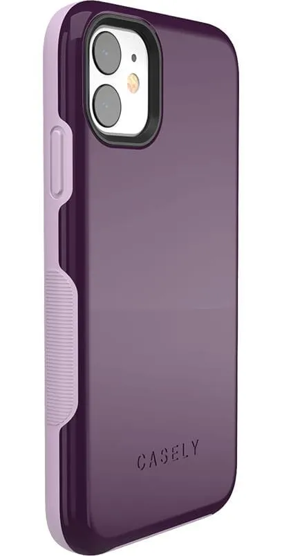 Plum Purple on Light Purple | Ultra-Protective Bold Case