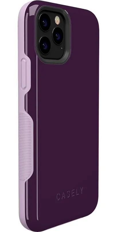 Plum Purple on Light Purple | Ultra-Protective Bold Case