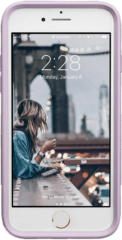 Plum Purple on Light Purple | Ultra-Protective Bold Case