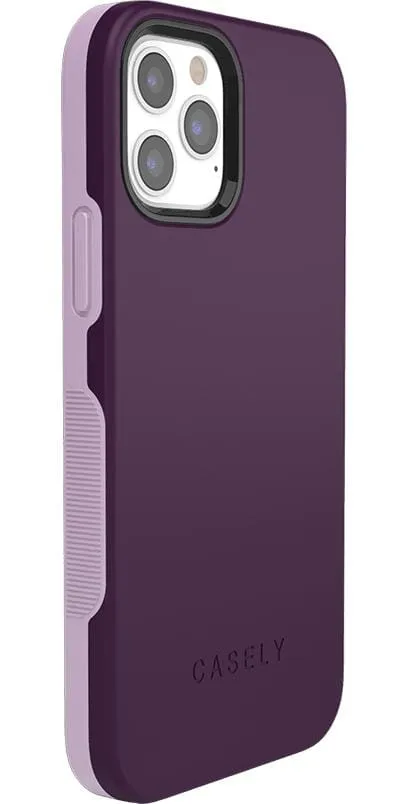 Plum Purple on Light Purple | Ultra-Protective Bold Case