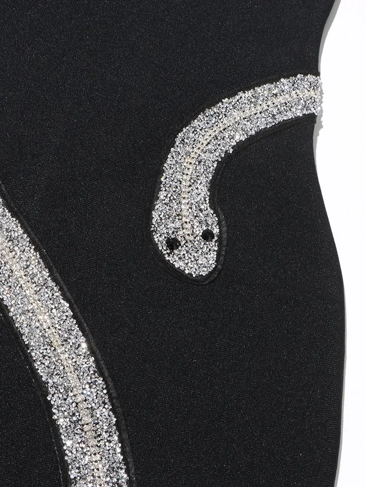 Pre Order:  Diamond Snake Slim Fit Camisole Dress