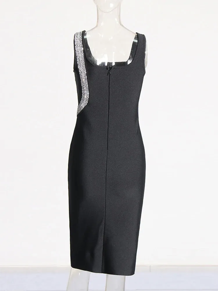 Pre Order:  Diamond Snake Slim Fit Camisole Dress