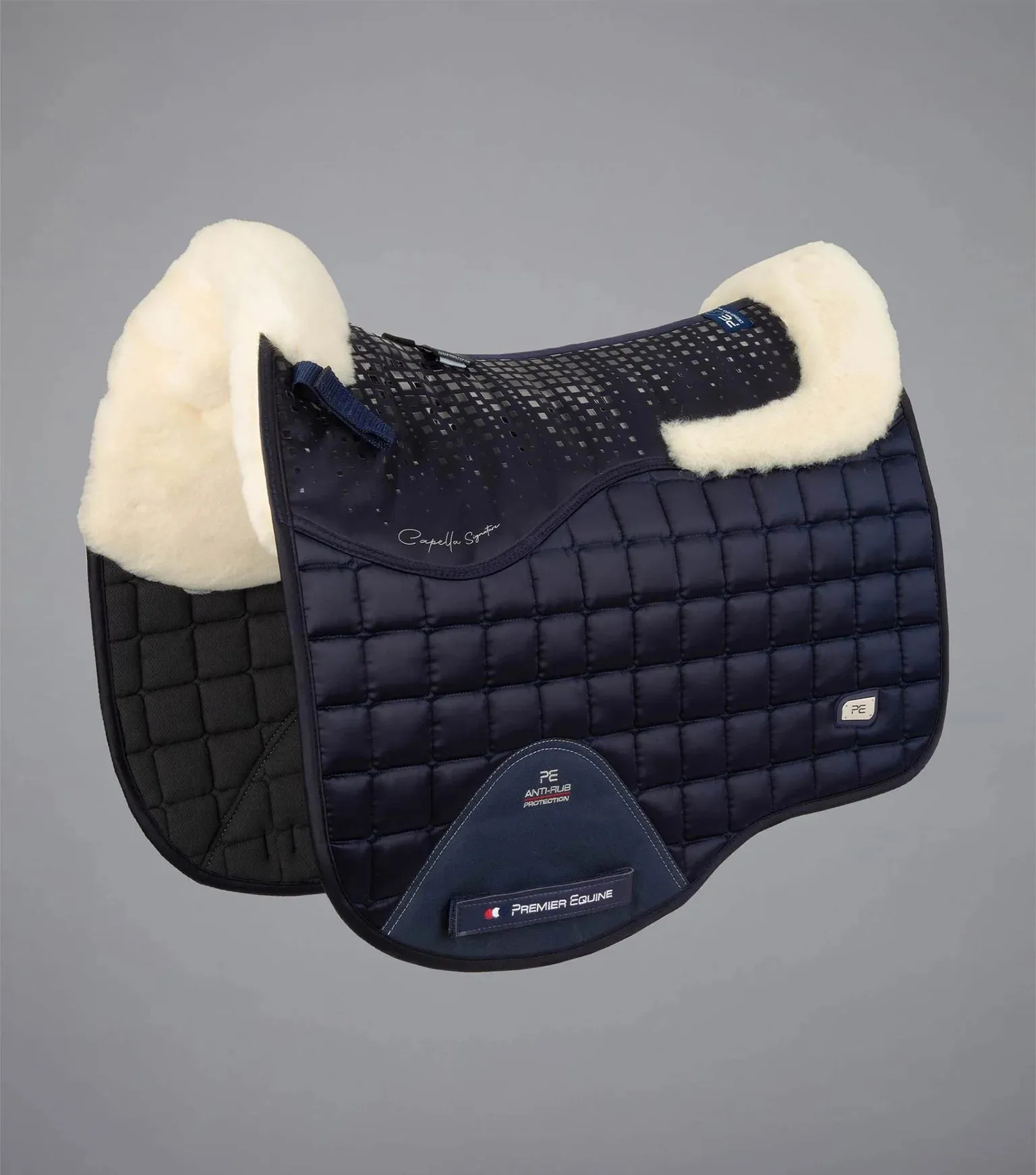 Premier Equine - Capella Close Contact Merino Wool Saddle Pad - Dressage Square