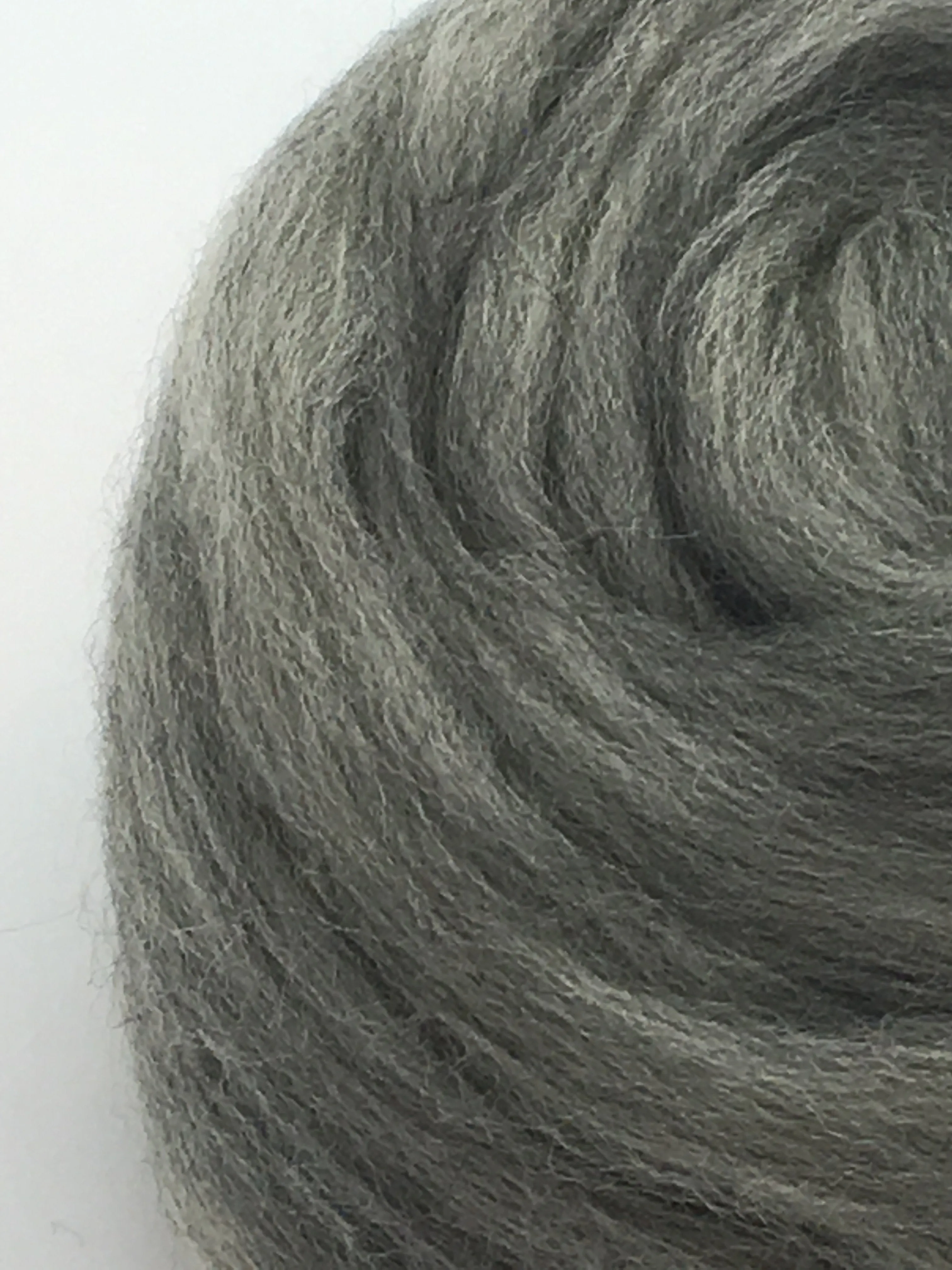 Premium Gray Wool Roving