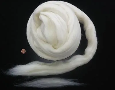 Premium White Wool Roving