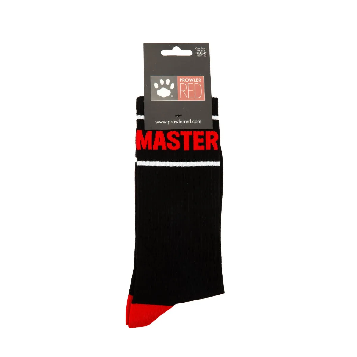 Prowler RED Master Socks Black Red White