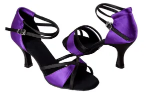 Purple Ballroom Dance Shoes Latin Salsa Dance Shoes online