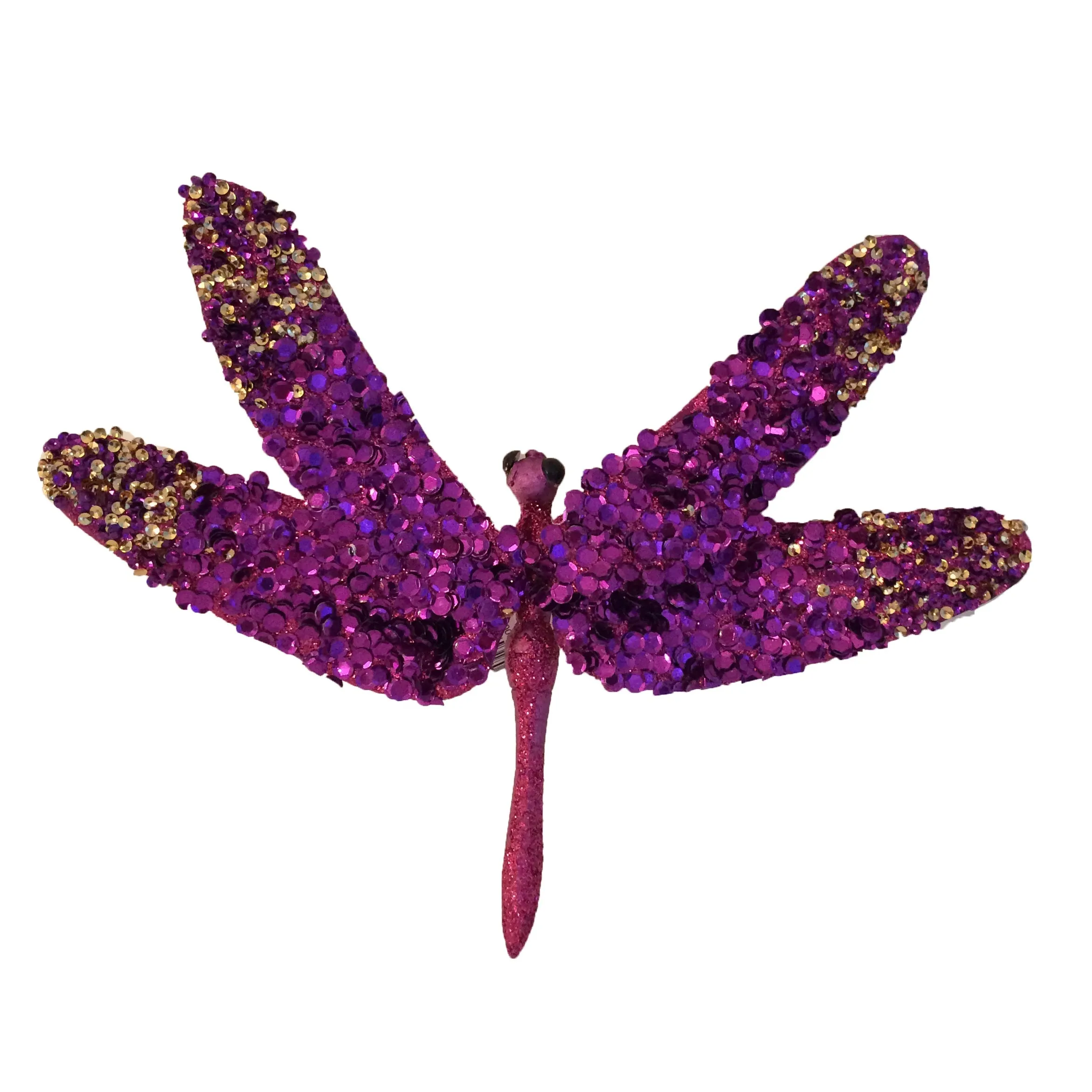 Purple Glitter Dragonfly