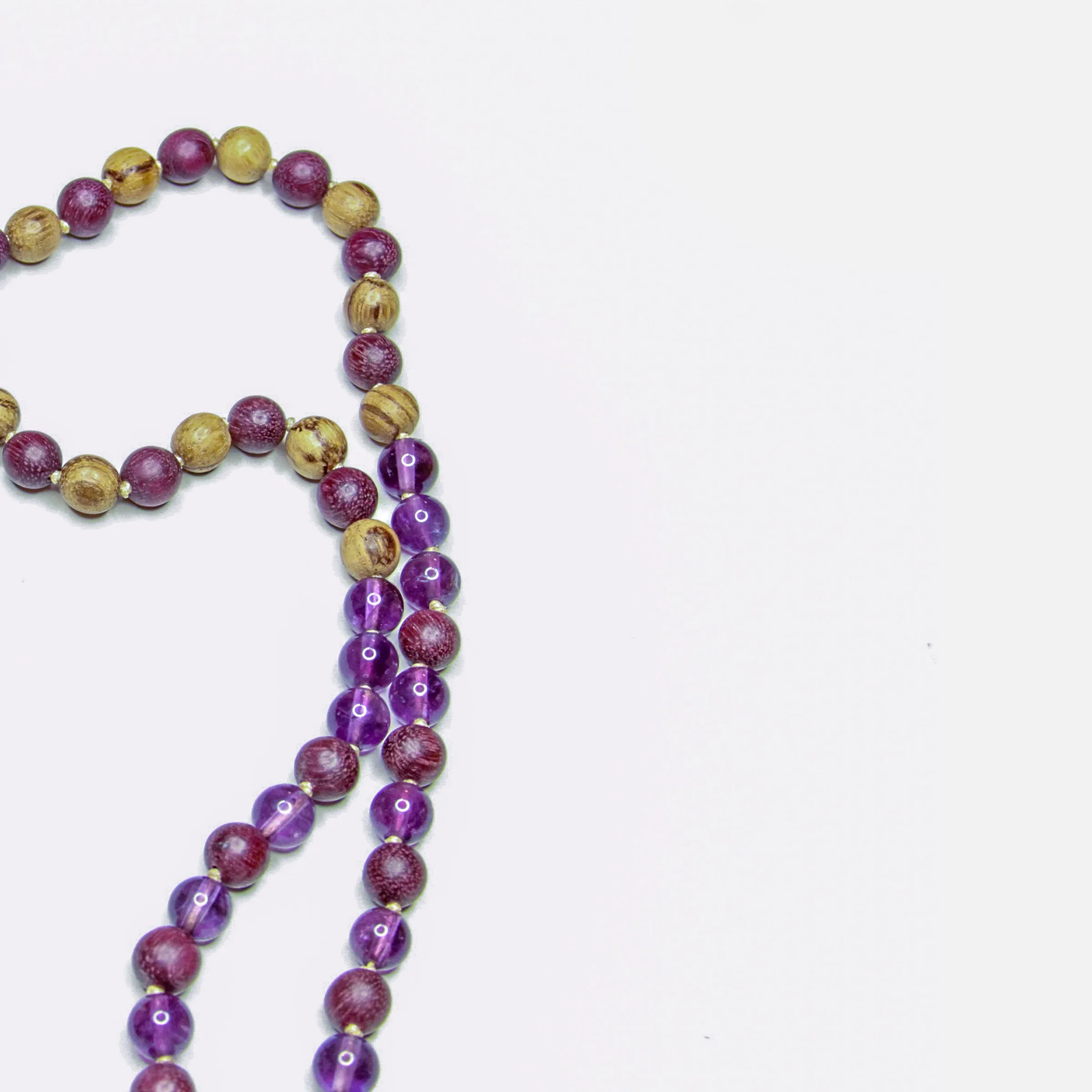 Purple Heart Wood Mala